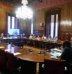La comisión de Educación reunida hoy en el Parlament de Catalunya