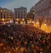 Concentración pagessos Plaça St Jaume