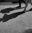 Walking shadows - Fotografía de stock