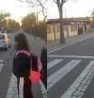 Indignación por un adelantamiento temerario en un paso de peatones en Burgos que casi acaba en tragedia para dos niñas