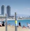 Única ducha que funciona en la Barceloneta, restricciones de agua, duchas cortadas, sequía