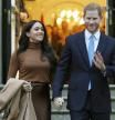 FILE - In this Tuesday, Jan. 7, 2020 file photo, Britain's Prince Harry and Meghan, Duchess of Sussex leave after visiting Canada House in London. Harry and Meghan have moved into a new family home, their spokesman said Thursday without providing details. Real estate agents and tax records point to a seven-acre estate in Santa Barbara County, according to The Los Angeles Times.(AP Photo/Frank Augstein, File)