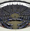 Members of the European Parliament take part in a voting session at the European Parliament in Strasbourg, France, November 24, 2016. Picture taken with a fisheye lens. REUTERS/Vincent Kessler