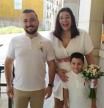 Foto de la familia atrapada en Cancún de redes sociales