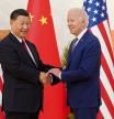 Apretón de manos entre Biden y Xi Jinping en noviembre de 2022