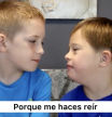 La tierna reacción de un niño con Síndrome de Down cuando su hermano le dice que “”tiene la mejor risa del mundo”