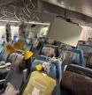 Así ha quedado el avión de Singapore Airlines tras aterrizar de emergencia por fuertes turbulencias
