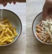 La pasta se puede cocinar en cuestión de minutos.