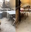 Enseña un bar de Barcelona con playa en su interior y le llueven las críticas: “En mi balcón tengo una, digo la caja del gato”
