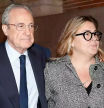 Florentino Pérez junto a su hija, Cuchy Pérez
