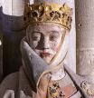 Estatua de Uta de Naumburgo en la catedral de esta ciudad alemana.