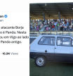 La surrealista idea de Borja Iglesias para entrar a su presentación en el Celta de Vigo en un Seat Panda