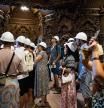 PATTAYA, THAILAND - SEPTEMBER 24: Tourists listen to a guided tour in the Russian language at the Sanctuary of Truth on September 24, 2023 in Pattaya, Thailand. Starting on September 25, tourists from China and Kazakhstan can enter Thailand without a visa for a 30-day stay. This policy is among Prime Minister Sretta Thavisin's initial actions to stimulate the post-pandemic economy, with a focus on enhancing tourism from neighboring nations, including China and India. (Photo by Lauren DeCicca/Getty Images)