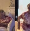 Despierta a su abuela porque no tiene llaves y su tierna reacción se vuelve viral: “Me levanto así y me mareo”