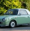 Una chica enseña por qué el Nissan Figaro es su coche favorito y no deja a nadie indiferente: “Estás viviendo mi sueño”