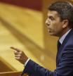 El presidente de la Generalitat Valenciana, Carlos Mazón, durante un debate de política general en Les Corts Valencianas, a 18 de septiembre de 2024, en Valencia, Comunidad Valenciana (España). El 'president' de la Generalitat, Carlos Mazón, protagoniza el primer Debate de Política General de la legislatura, un año y dos meses después de su investidura. A diferencia de otros años, en los que el debate se celebraba en dos días consecutivos, el jueves se ha reservado para la presentación de las propuestas de resolución de los grupos, que serán agrupadas por bloques, y se votarán el viernes 20 de septiembre.