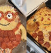 Intenta hacer una pizza con forma de Minion y sale mal: el resultado no tiene desperdicio
