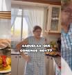 La abuela Magdalena es conocida en redes sociales por los copiosos menús que sirve a su familia.