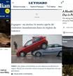 Portadas de algunos medios internacionales en las que destacan la catástrofe provocada por el paso de la DANA en València