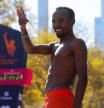 Athletics - 2024 TCS New York City Marathon - New York, United States - November 3, 2024 Netherlands' Abdi Nageeye celebrates after winning the men's elite race REUTERS/Andrew Kelly