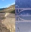 Las imágenes del antes y el después de la DANA en el embalse de Ulldecona: estaba casi vacío hace una semana