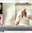 Mario Vaquerizo reaccionando al vídeo de Belén, su compañera de hospital