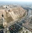 TOPSHOT - This aerial view shows the Citadel of Aleppo overlooking the northern Syrian city on December 11, 2024. Islamist-led rebels took the Syrian capital Damascus in a lightning offensive on December 8, ousting president Bashar al-Assad and ending five decades of Baath rule in the country. (Photo by Ozan KOSE / AFP)