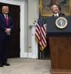 President Donald Trump laughs with Masayoshi Son, SoftBank Group CEO, in the Roosevelt Room at the White House, Tuesday, Jan. 21, 2025, in Washington. (AP Photo/Julia Demaree Nikhinson)