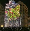 Un ecosistema digital florece sobre la casa Batlló en el ‘mapping’ de Quayola
