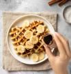 La mejor receta de gofres de plátano para un desayuno perfecto