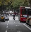 10 - 10 - 2022 / Barcelona -/ Ampliacion Bus Calle muntaner que ampliará los carriles bus / Foto: Llibert Teixidó