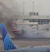 Se incendia un avión tras aterrizar en el aeropuerto de Denver y los pasajeros escapan entre las llamas