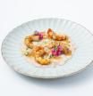 Carpaccio de judías de Castellfollit del Boix con gambas, una receta tan sana como deliciosa