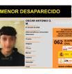 Sin rastro de Oscar Antonio O. M., un menor de 15 años desaparecido en València