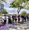Activistas en defensa de los animales protestan frente al Oceanográfico de Valencia
