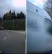 La irresponsabilidad de una furgoneta que llega a realizar hasta dos maniobras incorrectas consecutivas en una carretera de Madrid: “Vaya calma”
