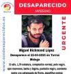 Sin pistas sobre el paradero de Miguel Richmond López, un hombre vulnerable de 33 años desaparecido en Málaga