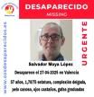 Sin pistas sobre el paradero de Salvador Moya López, un hombre vulnerable de 57 años desaparecido en València