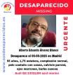 En paradero desconocido Alberto Eduardo Álvarez Blanco, un hombre de 55 años desaparecido en Madrid