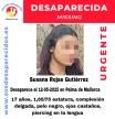 En paradero desconocido Susana Rojas Gutiérrez, una menor de 17 años desaparecida en Mallorca