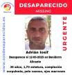En paradero desconocido Adrián Iosif, un hombre de 38 años desaparecido en Alicante