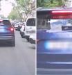 Intenta dar marcha atrás para aparcar en una calle de Madrid pero casi acaba impactando contra otro conductor: “Los intermitentes, los grandes olvidados”