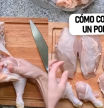 Kevin Berón, cocinero: “Para cortar las alas del pollo, la levantamos y hacemos un corte en la parte donde se une el ala con la pechuga”