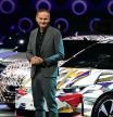 Oliver Blume,CEO of the Volkswagen Group delivers a speech in fron of a Polo I.D. at the International Motor Show IAA on September 8, 2025, in Munich, southern Germany. The IAA Mobility fair runs from September 9 to 14, 2025. (Photo by Tobias SCHWARZ / AFP)