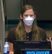 La hija de Ben Affleck y Jennifer Garner reclama a la ONU el uso de mascarillas y la filtración del aire