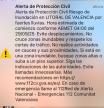 Un fragmento del mensaje enviado por Emergencias de la GVA el 28 de septiembre de 2024