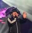 ADELAIDE, AUSTRALIA - OCTOBER 28: Jay Kay, frontman for Jamiroquai performs at Harvest Rock 2023 on October 28, 2023 in Adelaide, Australia. (Photo by Marc Grimwade/WireImage)