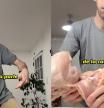 El truco de un cocinero para separar los muslos de pollo: “Agarra el muslo, haz fuerza para abajo y se va a dislocar el hueso, y ahora puedes pasar el cuchillo”