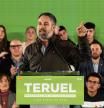 El presidente de VOX, Santiago Abascal, interviene durante el acto de presentación de los candidatos de VOX a las elecciones autonómicas de Aragón, a 12 de enero de 2026, en Teruel, Aragón (España). Las elecciones autonómicas de Aragón se celebrarán el domingo 8 de febrero de 2026 de manera anticipada ante la imposibilidad del presidente Jorge Azcón de aprobar los Presupuestos autonómicos de 2026.