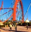 Port Aventura desmonta por primera vez en 30 años los 'loopings' más fuertes del Dragon Khan